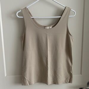 Chico's Beige Scoop Neck Tank Top